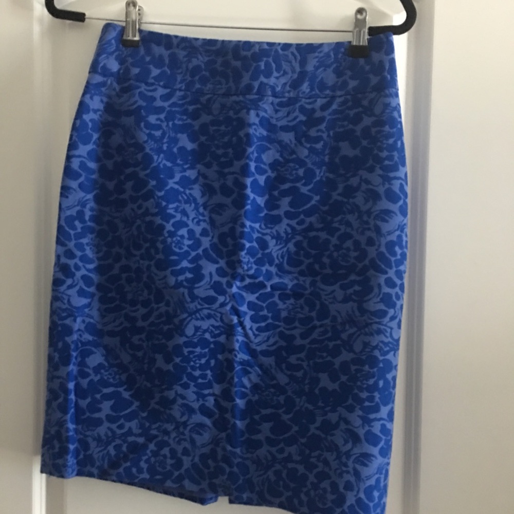 Royal Blue Pencil Skirt